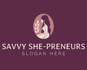 Nude Woman Spa logo design