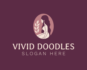 Nude Woman Spa logo design