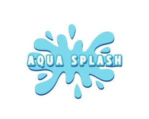 Water Liquid Splash logo design