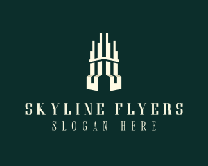 Skyscraper Building Hotel logo design