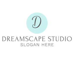 Elegant Cursive Studio logo design