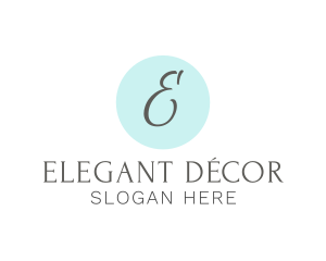 Elegant Cursive Studio logo design