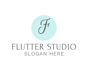 Elegant Cursive Studio logo design