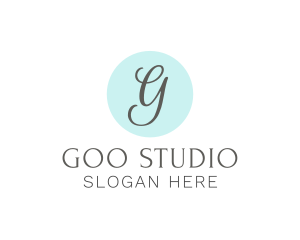 Elegant Cursive Studio logo design