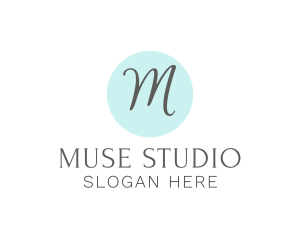 Elegant Cursive Studio logo design