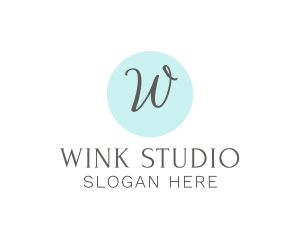 Elegant Cursive Studio logo design