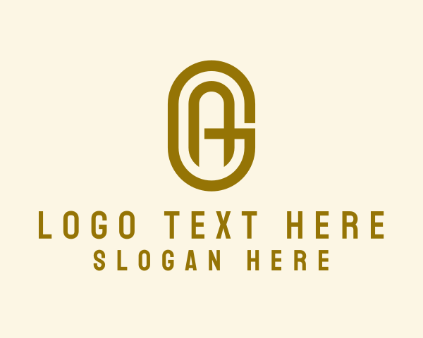 Letter Ga logo example 4