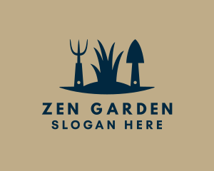 Backyard Garden Tools  logo design