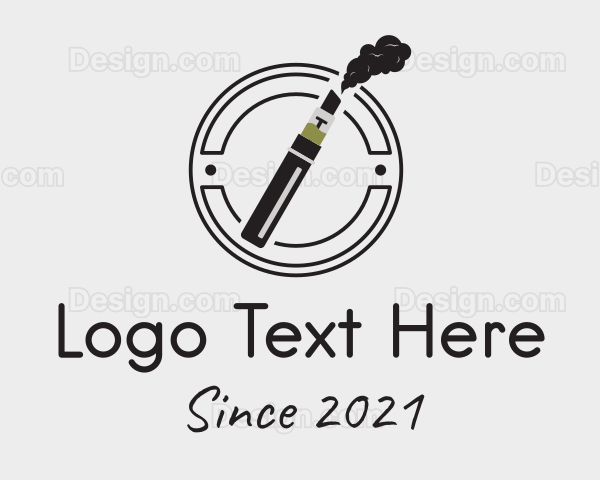 Vape Pen Emblem Logo