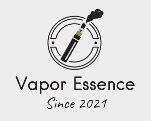 Vape Pen Emblem  logo design