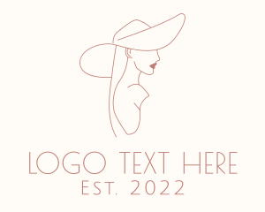 Woman Fashion Hat logo