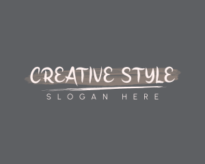 Handwritten Brushstroke Style logo design