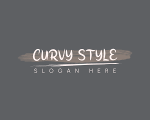 Handwritten Brushstroke Style logo design