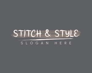 Handwritten Brushstroke Style logo design