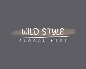 Handwritten Brushstroke Style logo design