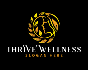 Wellness Health  Woman logo