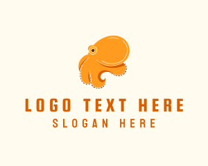 Cute Baby Octopus logo