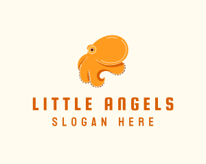 Cute Baby Octopus logo