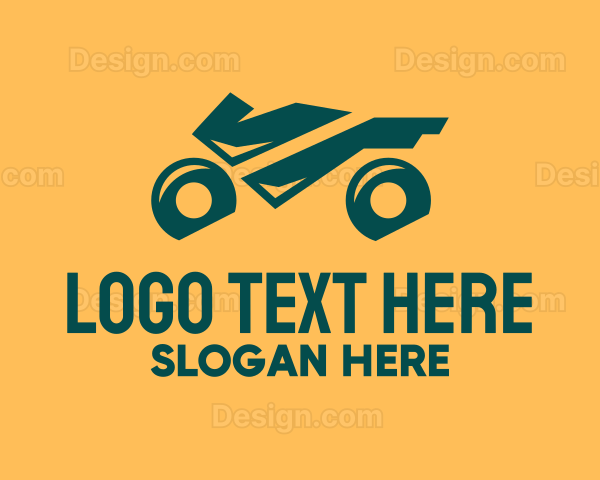 Geometric Motor Bike Logo