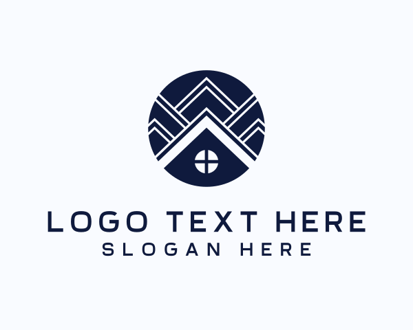 Roofing logo example 2