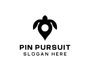 Turtle Location Pin logo