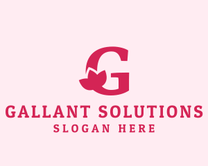 Floral Boutique Letter G logo design