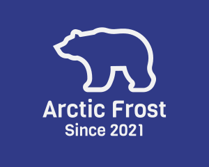 Wild Polar Bear  logo design