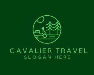 Eco Scooter Travel  logo design