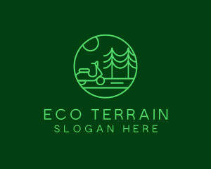 Eco Scooter Travel  logo design