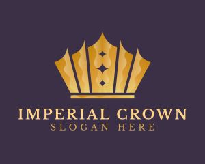 Elegant King Crown logo design