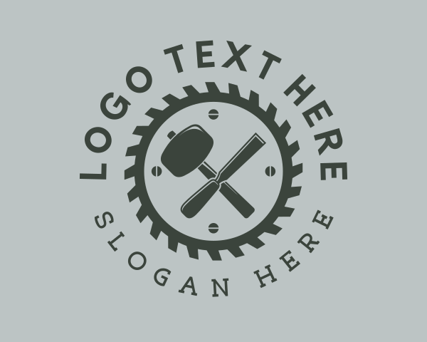 Sledge Hammer logo example 1