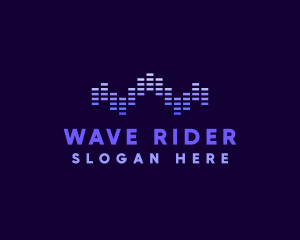 Digital Audio Wave logo design