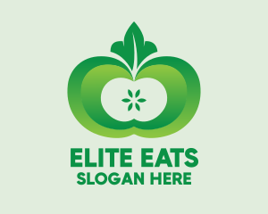 Shiny Green Fruit logo design