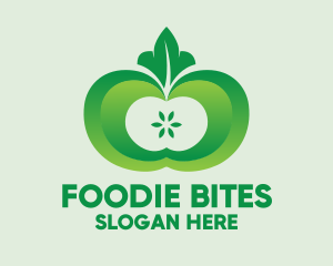 Shiny Green Fruit logo design