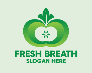 Shiny Green Fruit logo design