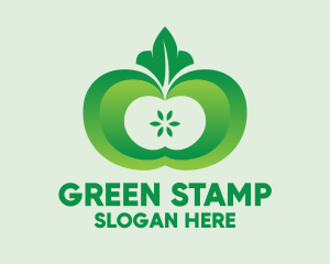 Shiny Green Fruit logo design