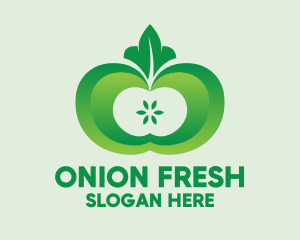 Shiny Green Fruit logo design