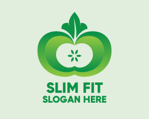 Shiny Green Fruit logo design