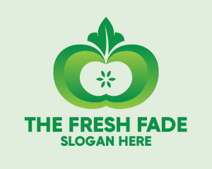 Shiny Green Fruit logo design