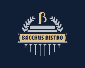 Greek Beta Symbol Ornament logo
