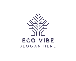 Eco Sustainable Tree logo