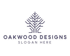 Eco Sustainable Tree logo design