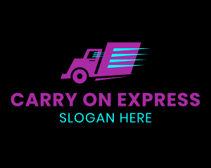 Express Delivery Truck logo design