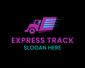 Express Delivery Truck logo design