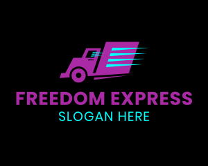 Express Delivery Truck logo design