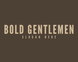 Generic Masculine Brand logo design