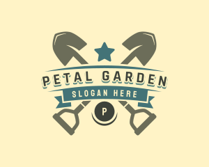 Shovel Landscaping Tool logo design