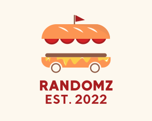 Hamburger Sandwich Food Cart  logo