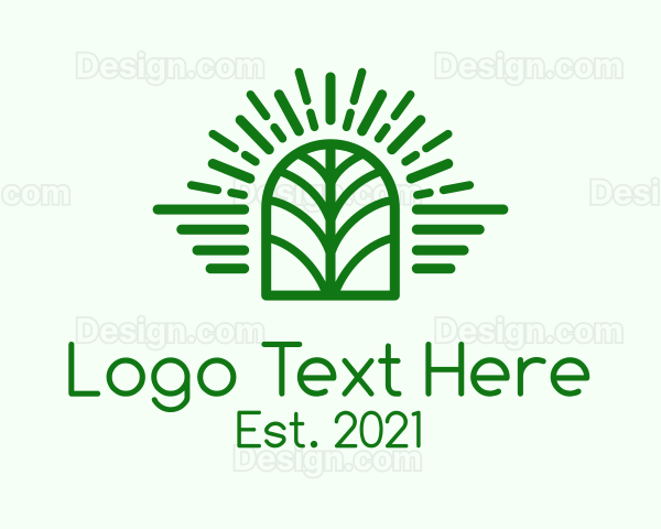 Green Herbal Window Logo