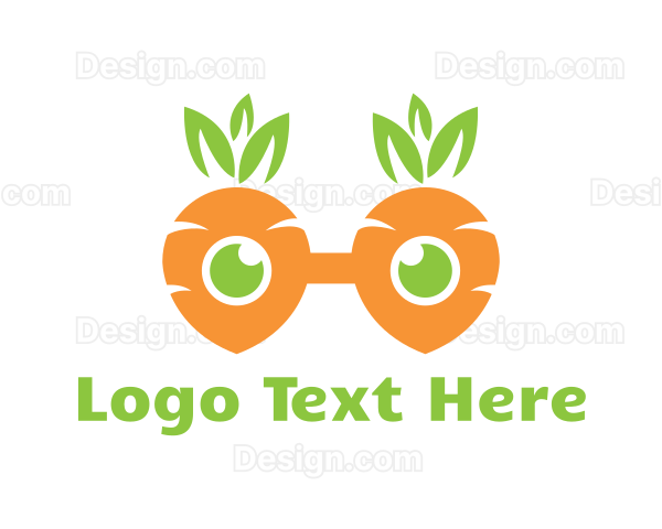 Geek Carrot Glasses Logo